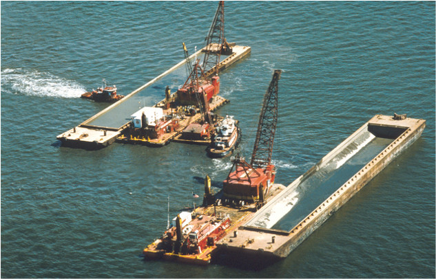 government assistance dredging a small channel